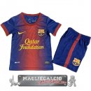 Barcelona Retro Set Completo Bambino Maglia Calcio Home 2012-2013