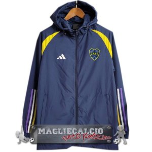Boca Juniors Blu Navy Giallo Giacca A Vento 2023-24