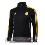 Lunga Zip Giacca Real Madrid 2025 2026 Nero Giallo