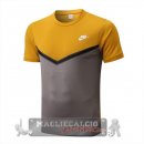 Formazione Maglia Calcio Nike 2022-2023 Giallo Grigio