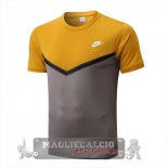 Formazione Maglia Calcio Nike 2022-2023 Giallo Grigio