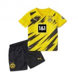Borussia Dortmund Set Completo Bambino Maglia Calcio Home 2020-21