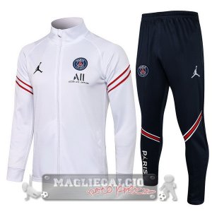 Paris Saint Germain Insieme Completo I bianco nero Bambino Giacca 2021-22