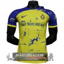 Thailandia Speciale Giocatori Maglia Calcio Al Nassr 2023 2024 Giallo Blu