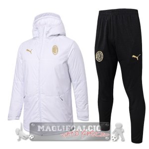 Set Completo Giacca in Cotone AC Milan 2025 2026 Bianco Nero
