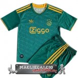 Ajax Set Completo Bambino Maglia Calcio Concetto 2023-24 Verde