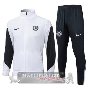 Set Completo Lunga Zip Giacca Chelsea 2025 2026 Bianco Nero