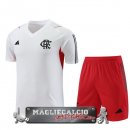 Flamengo Set Completo Bambino Formazione 2023-24 Bianco Rosso