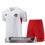 Flamengo Set Completo Bambino Formazione 2023-24 Bianco Rosso