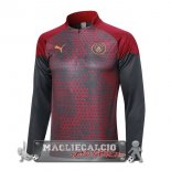 Manchester City Rosso Grigio Felpa Da Allenamento 2023-24