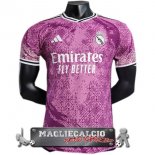 Tailandia Speciale Giocatori Maglia Calcio Real Madrid 2023-24 Rosa Purpura