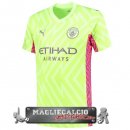 Thailandia Maglia Calcio Portiere Manchester City 2023-24 Giallo