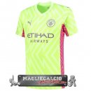 Thailandia Maglia Calcio Portiere Manchester City 2023-24 Giallo