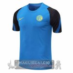 Inter Milan Formazione Maglia Calcio 2020-21 Blu Nero