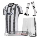 Home Giocatori Maglia Calcio Juventus 2022-23 （Maglia+Pantalon+Calzettoni）