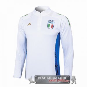 Felpa Da Allenamento Italia 2024 Blanco Azul