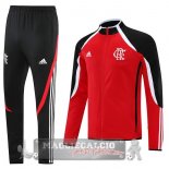 Flamengo Insieme Completo Rosso Nero Giacca 2021-22