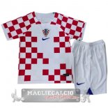 Croacia Bambino Maglia Calcio Home Coppa del mondo 2022