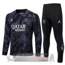 Paris Saint Germain Insieme Completo Grigio Nero Giacca 2022-23