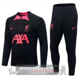 Liverpool Insieme Completo nero rosa Bambino Giacca 2022-23