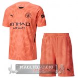 Portiere Conjunto De Bambino Manchester City 2024 2025 Arancione