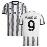 Vlahović Tailandia Home Maglia Calcio Juventus 2022-23