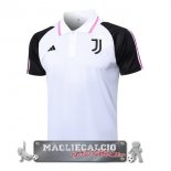 Juventus Bianco Nero Maglia POLO 2023-24