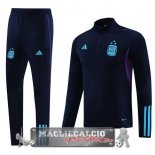 Felpa Da Allenamento Set Completo Argentina 2023 Blu Navy Purpureo