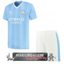 Home Maglia Calcio Set Completo Uomo Manchester City 2023-24