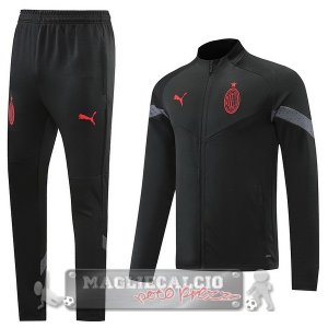 AC Milan Insieme Completo Nero Giacca 2022-23