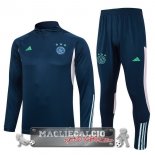 Ajax Insieme Complet Bianco Blu Navy I Rosa Felpa Da Allenamento 2023-24