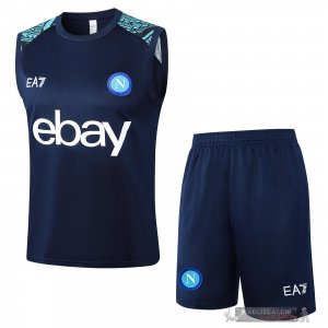 Formazione Senza Maniche Set Completo Napoli 2024 2025 I Blu