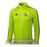 Lunga Zip Giacca Real Madrid 2025 2026 Verde Nero