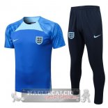 lnghilterra Formazione Set Completo Maglia Calcio 2022 Blu