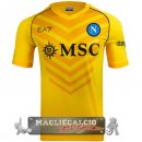 Tailandia Portiere Maglia Calcio SSC Napoli 2023-24 Giallo