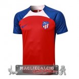 Atletico Madrid Formazione Maglia Calcio 2023-24 Rosso Blu Rosa