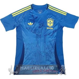 Thailandia Speciale Maglia Brasile 2026 Blu I Giallo