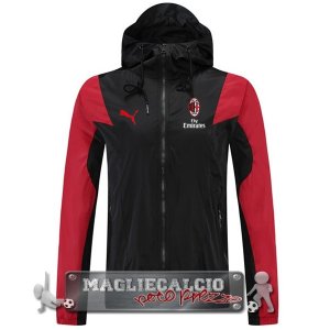 Giacca a vento AC Milan 2023-24 Nero Rosso
