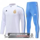 Felpa Da Allenamento Set Completo Argentina 2023 Bianco Blu