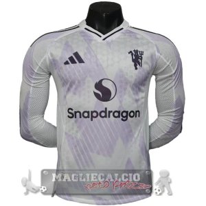 Away Giocatori Manica lunga Manchester United 2025 2026