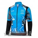 Ropa Deportiva Con Cremallera Larga Napoli 2024 2025 Blu