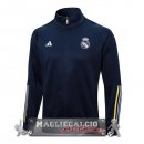 Real Madrid Blu Navy Giallo Giacca Lunga Zip 2023-24