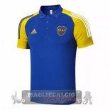 Boca Juniors Blu Giallo Maglia POLO 2021-20