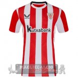 Thailandia Home Maglia Athletic Bilbao 2024 2025 Rosso Bianco