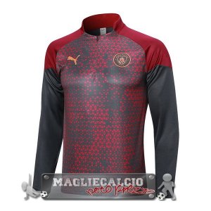 Manchester City Rosso Grigio Felpa Da Allenamento 2023-24