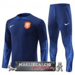 Paesi Bassi Set Completo Bambino III Blu Felpa Da Allenamento 2022