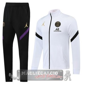 Paris Saint Germain Insieme Completo Bianco Nero Giacca 2022-23