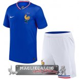 Home Maglia Calcio Set Completo Uomo Francia 2024