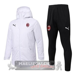 Set Completo Giacca in Cotone AC Milan 2025 2026 Bianco I Nero