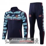 Manchester City Insieme Completo Blu Navy Giacca 2022-23